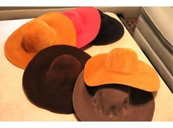 Lot Of Ladies Custom Made Wide Brim Hats
