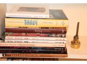 Lot Of Books Including Encyclopedia Of Tarot & Japanese Design