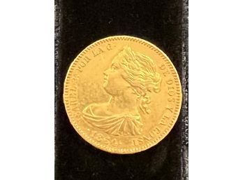 Isabel 2 Of Spain Gold Coin 90