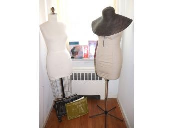Two Dress Forms Size 12 Collapsible Model 1993
