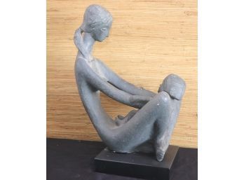 Vintage Austin Productions Sculpture Of Mother & Child
