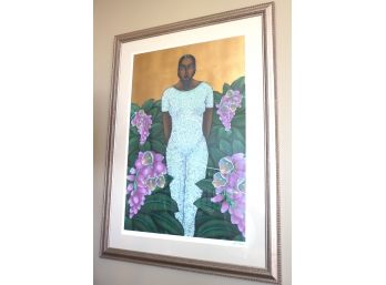 Nivia Gonzalez Framed Print 'Echoes Of Eden Lost'103/195 Approx. 35 X 47 Inches