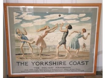 'The Yorkshire Coast '' The Holiday Handbook. By Laura Knight - John Waddington Leeds London