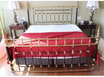 Solid Heavy Brass Kings Size Bed Frame, Very Substantial Heavy Piece