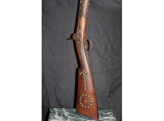Antique Style Native American War Rifle As Pictured