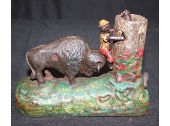 In Collection Of The Book Of Knowledge Buffalo Coin Bank