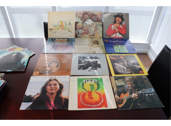 Collection Of Records Includes The Byrds, Crosby Stills, Diana Ross, Carly Simon, Chuck Mangione, John Denver