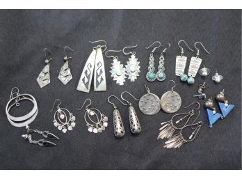 Womens Jewelry Includes Some Sterling Earrings & More As Pictured