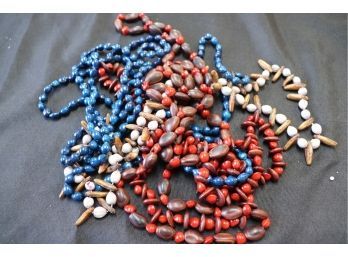 Collection Of Assorted Sized Beaded Necklaces
