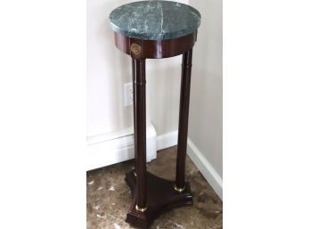 Small Pedestal With Stone Top