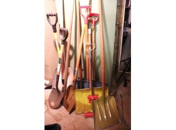 Lot Of Shovels For Many Work Uses
