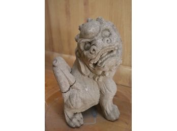 Vintage Cement Foo Dog/Lion Statue