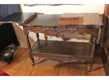 Heirloom Quality Serving Buffet On Casters From The Karges Furniture Company
