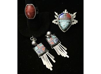 Signed Sterling Silver Jewelry