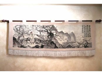 Tightly Hand Woven Chinese 100 Wool Wall Hanging Area Rug Artwork