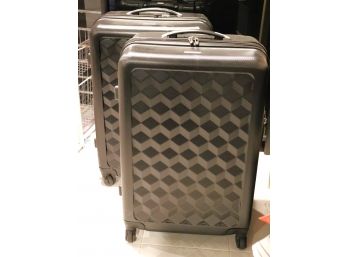 Pair Of Samsonite Hard Shell Wheeled Luggage