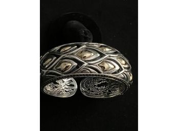 Incredible Sterling And 18 K John Hardy Deco Style Bracelet