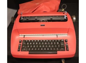 Vintage IBM Selectric Typewriter With Vinyl Cover