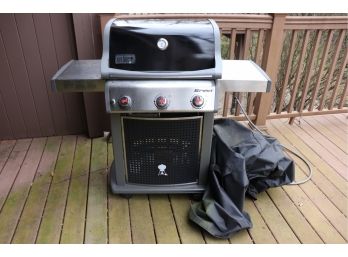 Weber Spirit Propane Outdoor Grill With A Variety Of Accessories