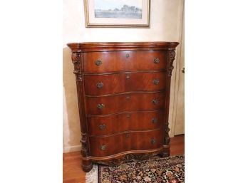Traditional Edwardian Style 5 Drawer Tall Dresser
