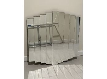 Art Deco Style Mirror With Beveled Mirror Panels