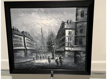 Black & White Artwork Of The Champs Elyse Framed