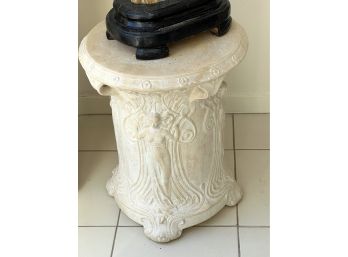 Lovely Art Nouveau Style Plaster Pedestal
