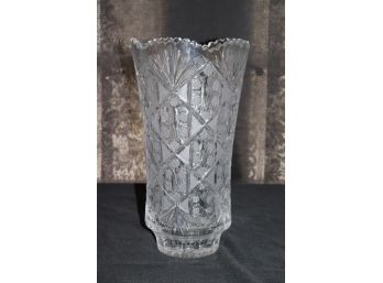 Fabulous Oversized Cut Crystal Vase