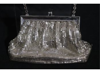 Whiting And Davis Metal Sequin Vintage Evening Bag