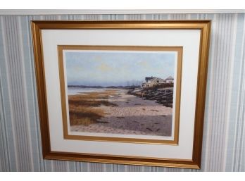 Signed H Heath Millway Shadows Limited Edition In Simple Gold Frame