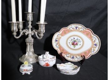 Assorted Decorative Tabletop Items  Herend, Limoges & More