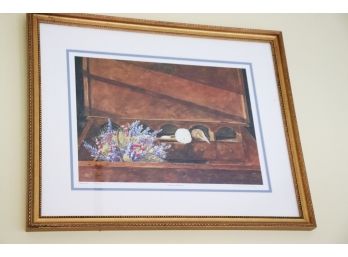 Signed Limited Edition Print 'Summer Collection' By Barbara Ernst Prey In Gold Frame