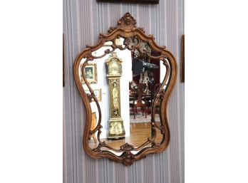 Ornate Molded Resin Wall Hanging Mirror