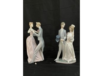 Lladro Figurines With Small Repair Includes Bride & Groom