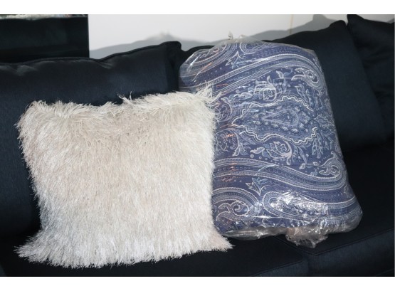 Shaggy Pillow & Comforter!