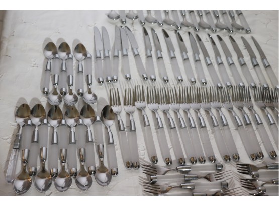 Gibson Stainless Steel Flatware, Service For 16
