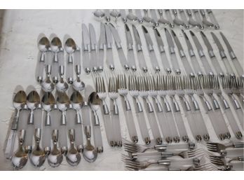 Gibson Stainless Steel Flatware, Service For 16
