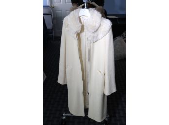 Agnes B Paris Wool Coat Size 2 Made In France