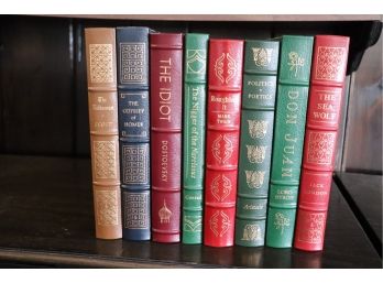 Easton Press Leather Bound Collectors Edition Books By London, Aristotle, Lord Byron, Scott, Twain & More