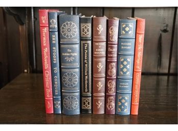 Easton Press Leather Bound Collectors Edition Books - Madame Bovary, Arabian Nights, Poems By Browning