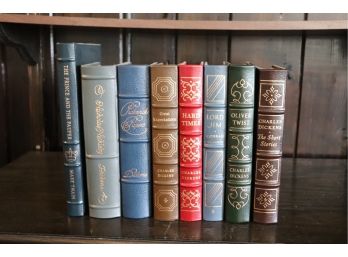 Easton Press Leather Bound Collectors Edition Books Include Classics By Dickens, Twain & Conrad