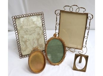 Collection Of Vintage/Antique Picture Frames Assorted Sizes As Pictured, Includes Victorian Style Frames