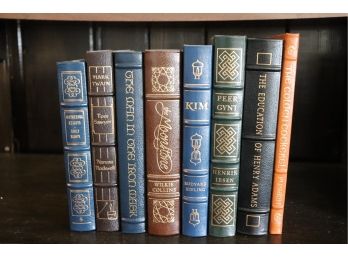 Easton Press Leather Bound Collectors Edition Books By Collins, Ibsen, Pushkin, Twain, Kipling & More