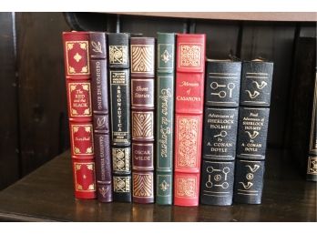 Easton Press Leather Bound Collectors Edition Books By Oscar Wide, A. Conan Doyle & More