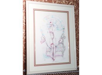 318/385 Signed & Numbered By The Artist, Great Use Of Colors Pretty Framed Artwork