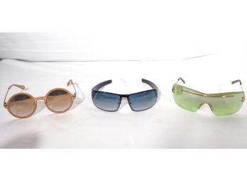 Womens Sunglasses Include Laura Biagiotti Made In Italy & Dark Blue Pair By Designer Steve Madden