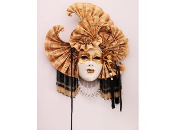 Beautiful Macabre Masquerade Mask Mardi Gras Style!