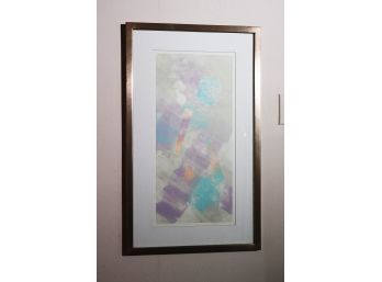 Montgomery Framed Artist Proof Very Pretty Colorful Piece In A Quality Matted Frame