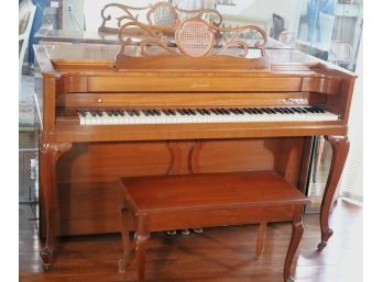 Baldwin Acrosonic Piano Serial Number 616067  Cherrywood With A French Brown Finish, Elegant Instrument