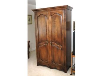 Ethan Allen Armoire In The French Provincial Style With Nicely Paneled Doors